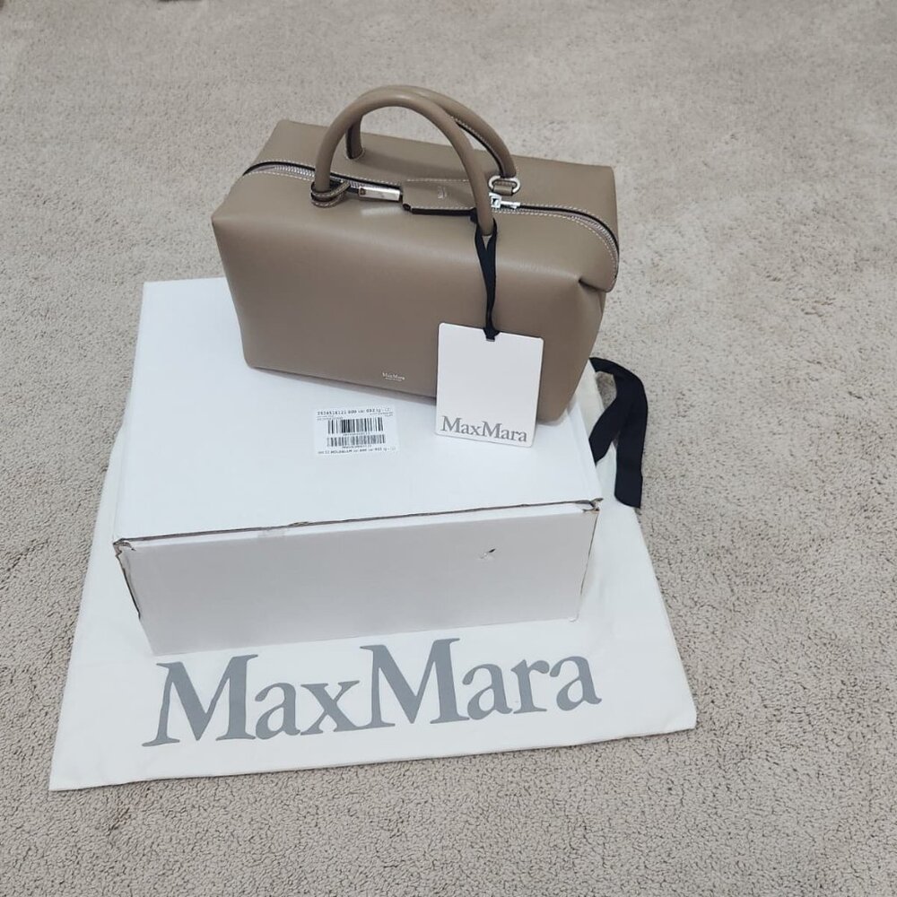 Max Mara Medium natural leather bowler bag - Picture 7 of 16